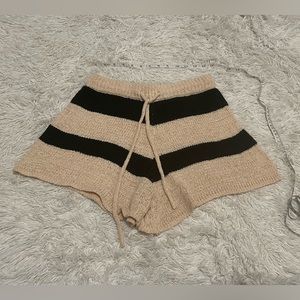 ♻️GOODWILL BOUND♻️ By Together Knit Striped Coverup Shorts